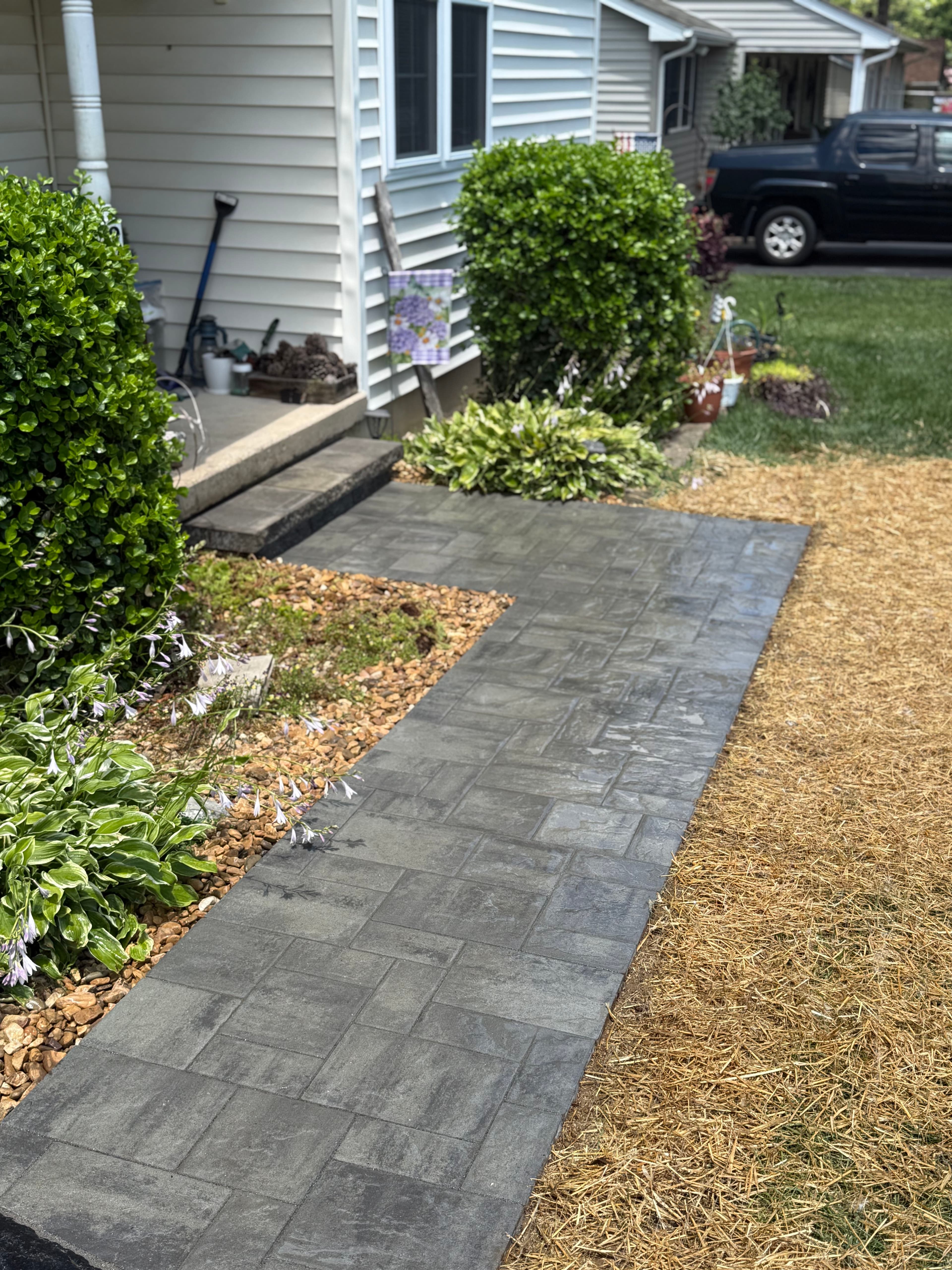 Project A Front Walkway Built to Hold Up for the Long Haul image