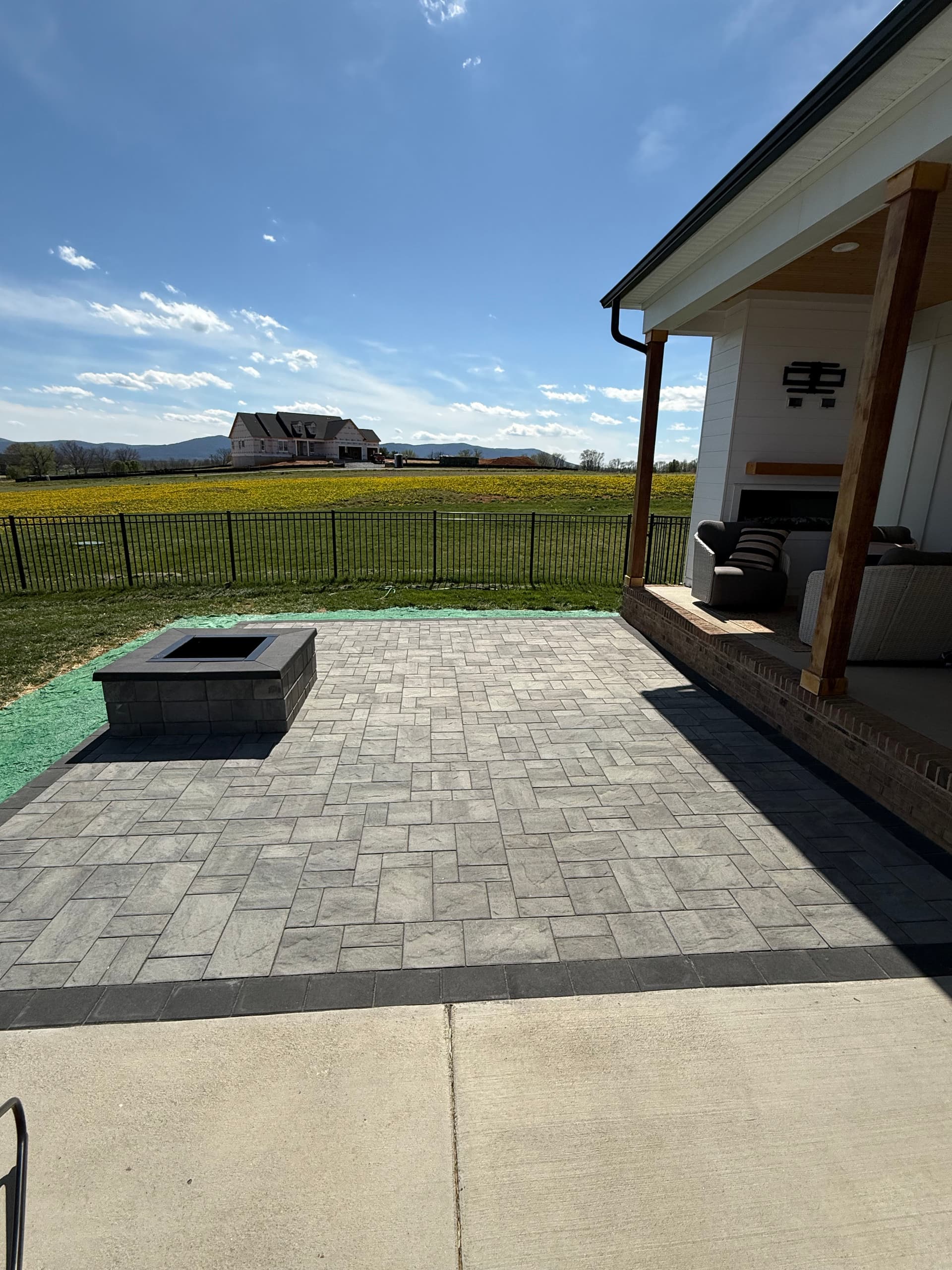 Gallery photos for 300 Sq Ft Cambridge Paver Patio and Fire Pit Build: Image #3