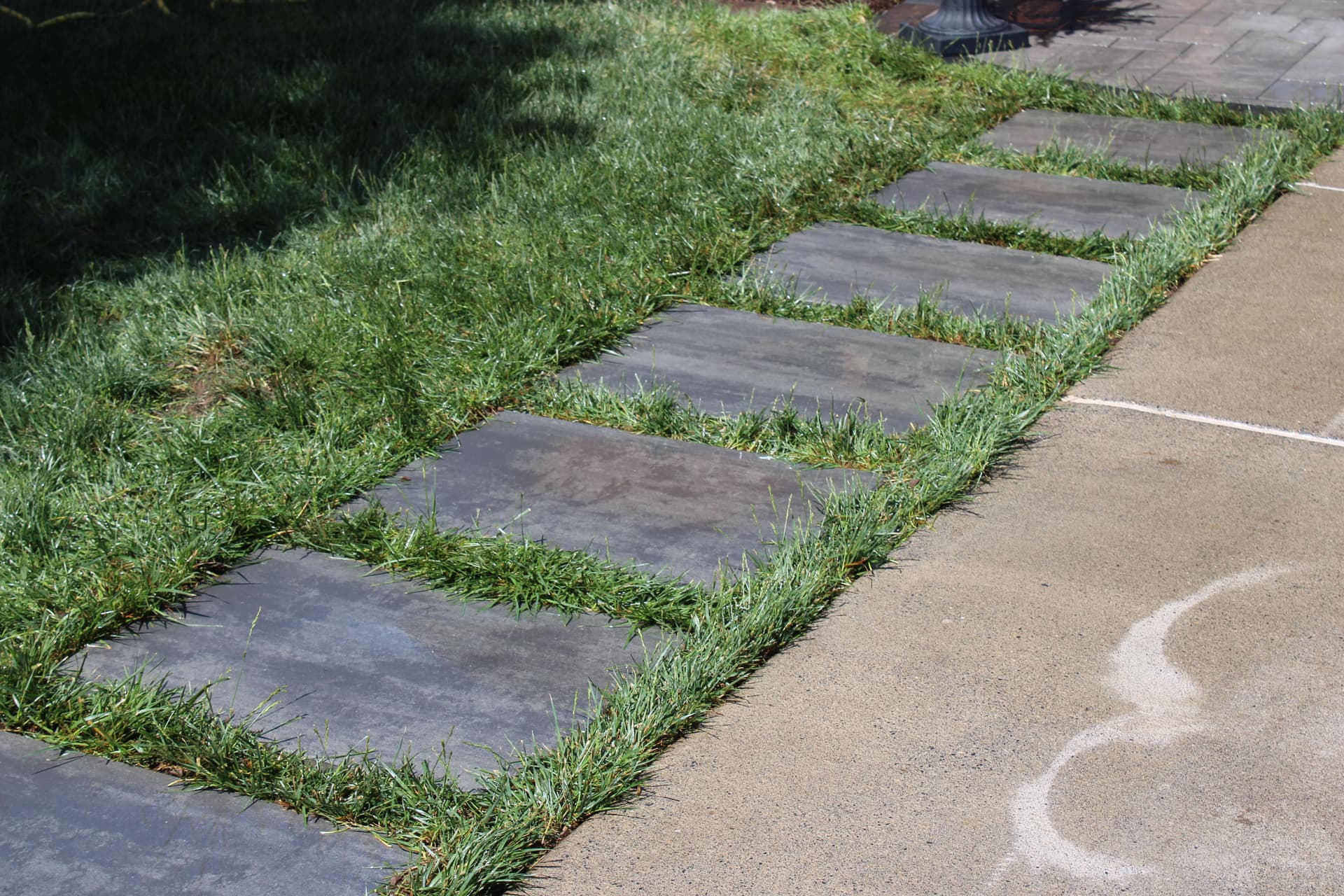 Cambridge XL Stepping Stones and Juniper Planting Bed Upgrade
