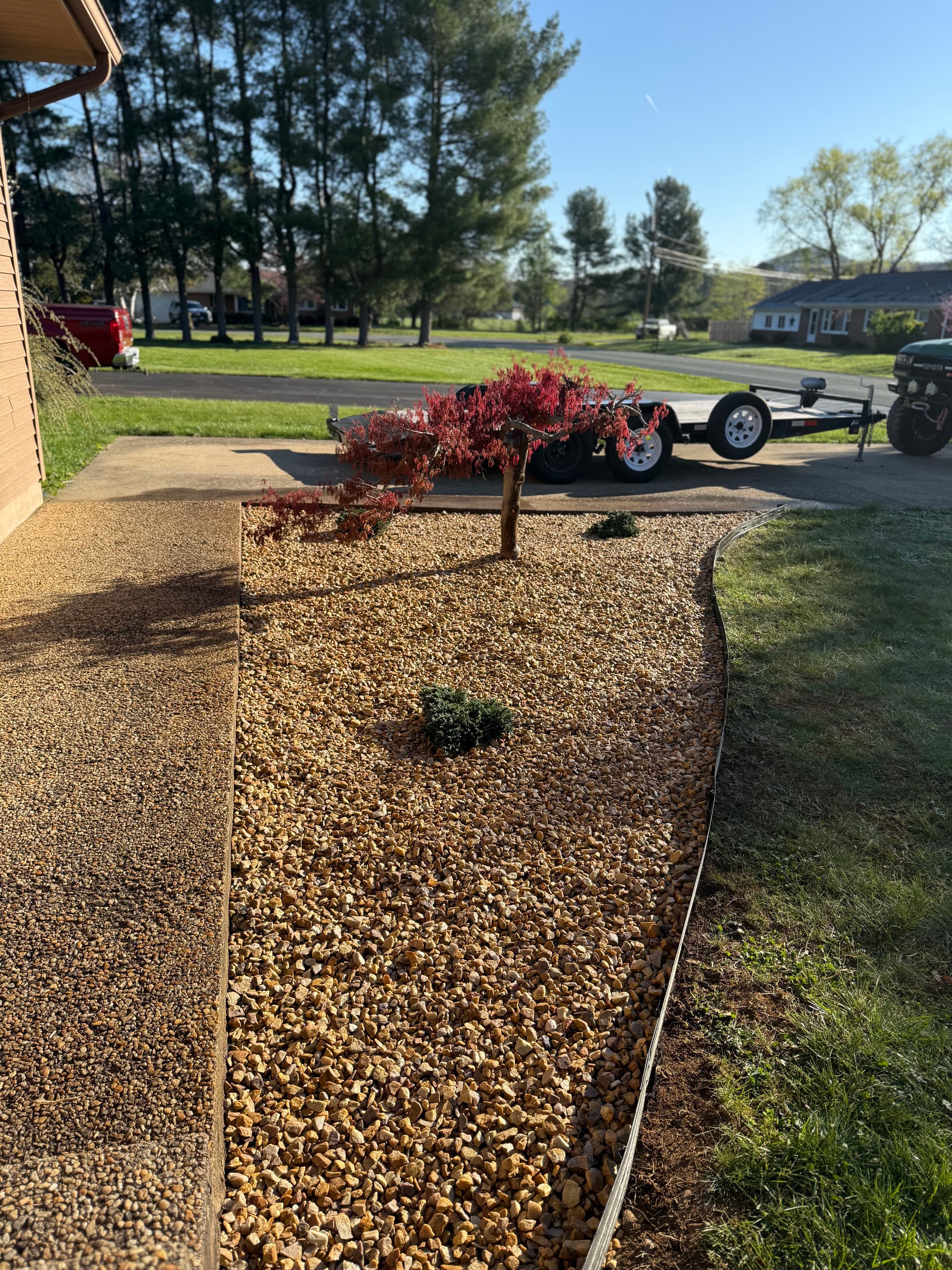 Gallery photos for Landscape Bed Refresh with New Plants and 57 Stone: Image #1