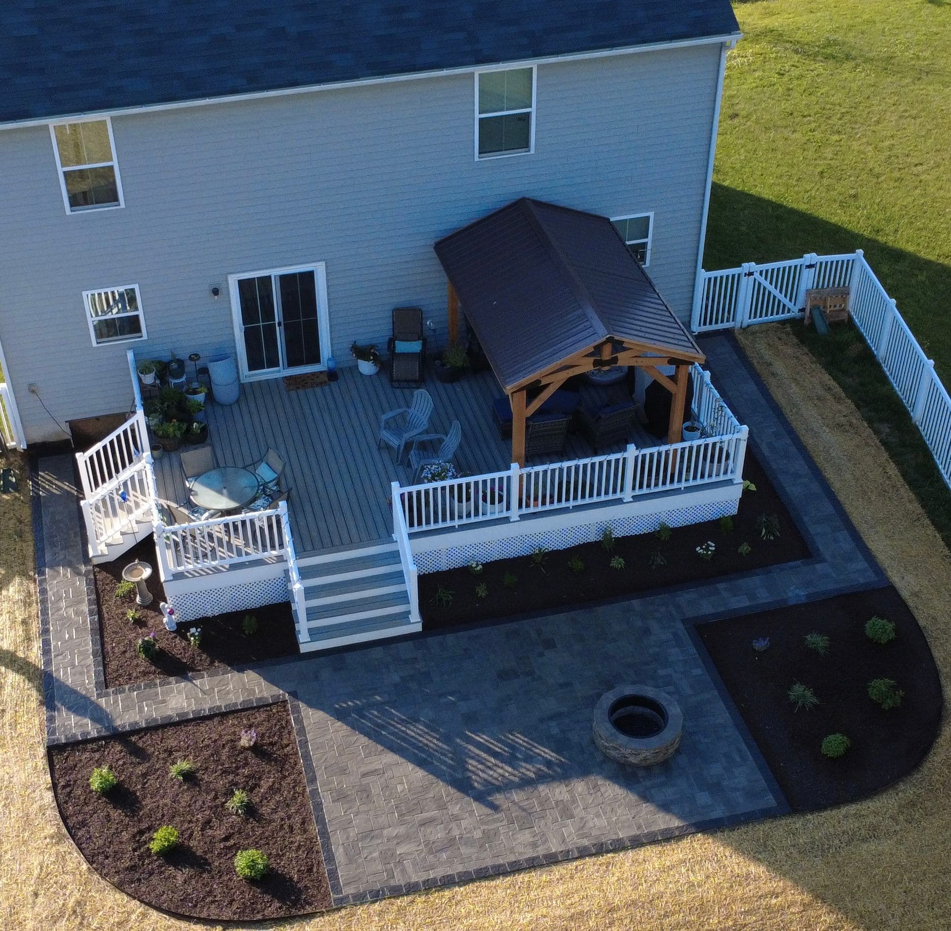 Backyard Paver Patio and Outdoor Living Build That Turned Out Sharp