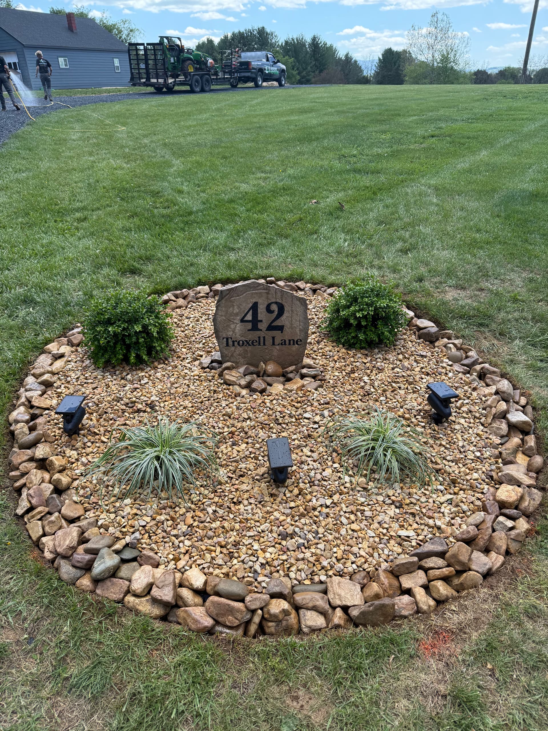 Low-Maintenance Front Entrance Landscape That Actually Looks Good image