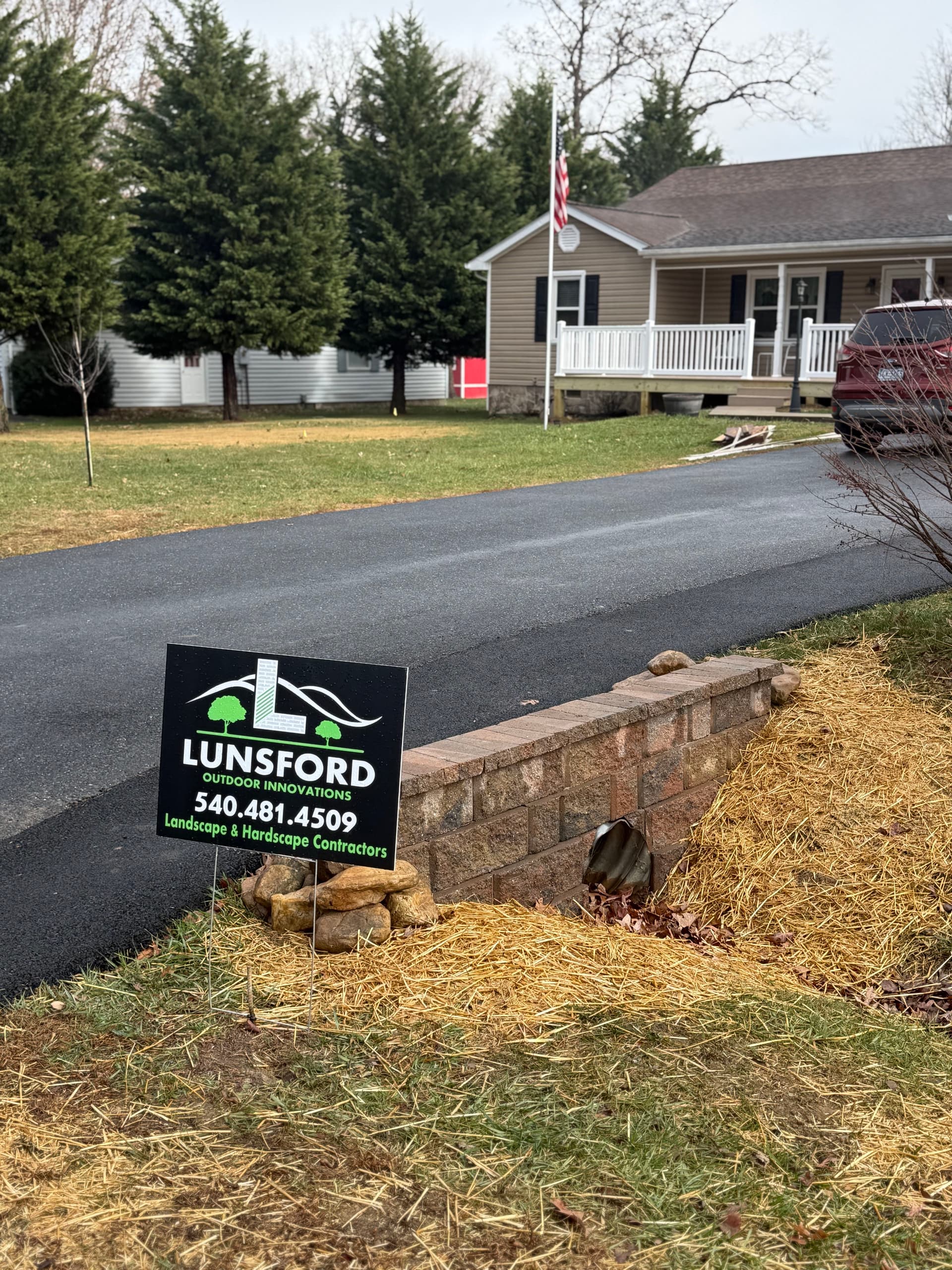 Culvert Retaining Wall Installation image