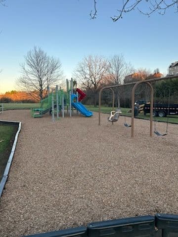Playground Makeover with Safe Mulch Installation