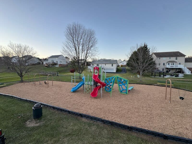 Playground Makeover with Safe Mulch Installation